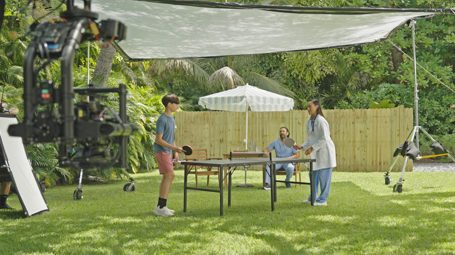 Fence pingpong o Healthcare TV Commercial Production Case Study