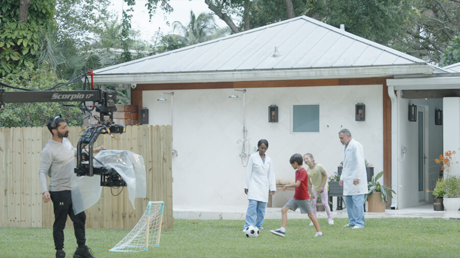 Fence soccer o Healthcare TV Commercial Production Case Study