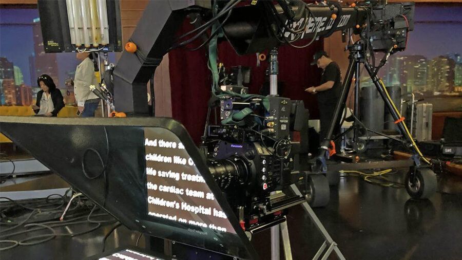 Teleprompter studio o 30-Minute Broadcast Special Case Study